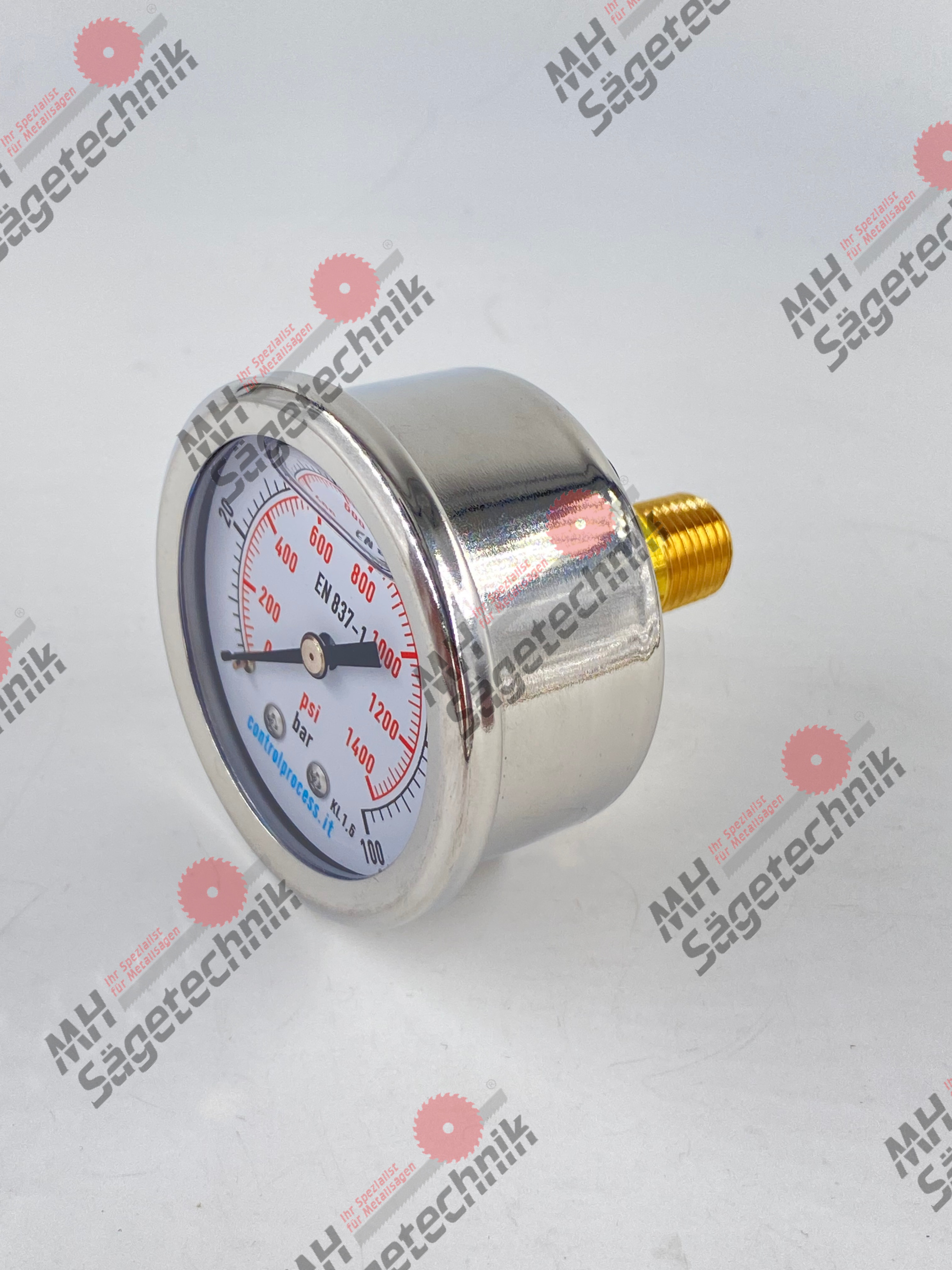 Druckmanometer Ø 50mm Bandspannung 0-100 BAR