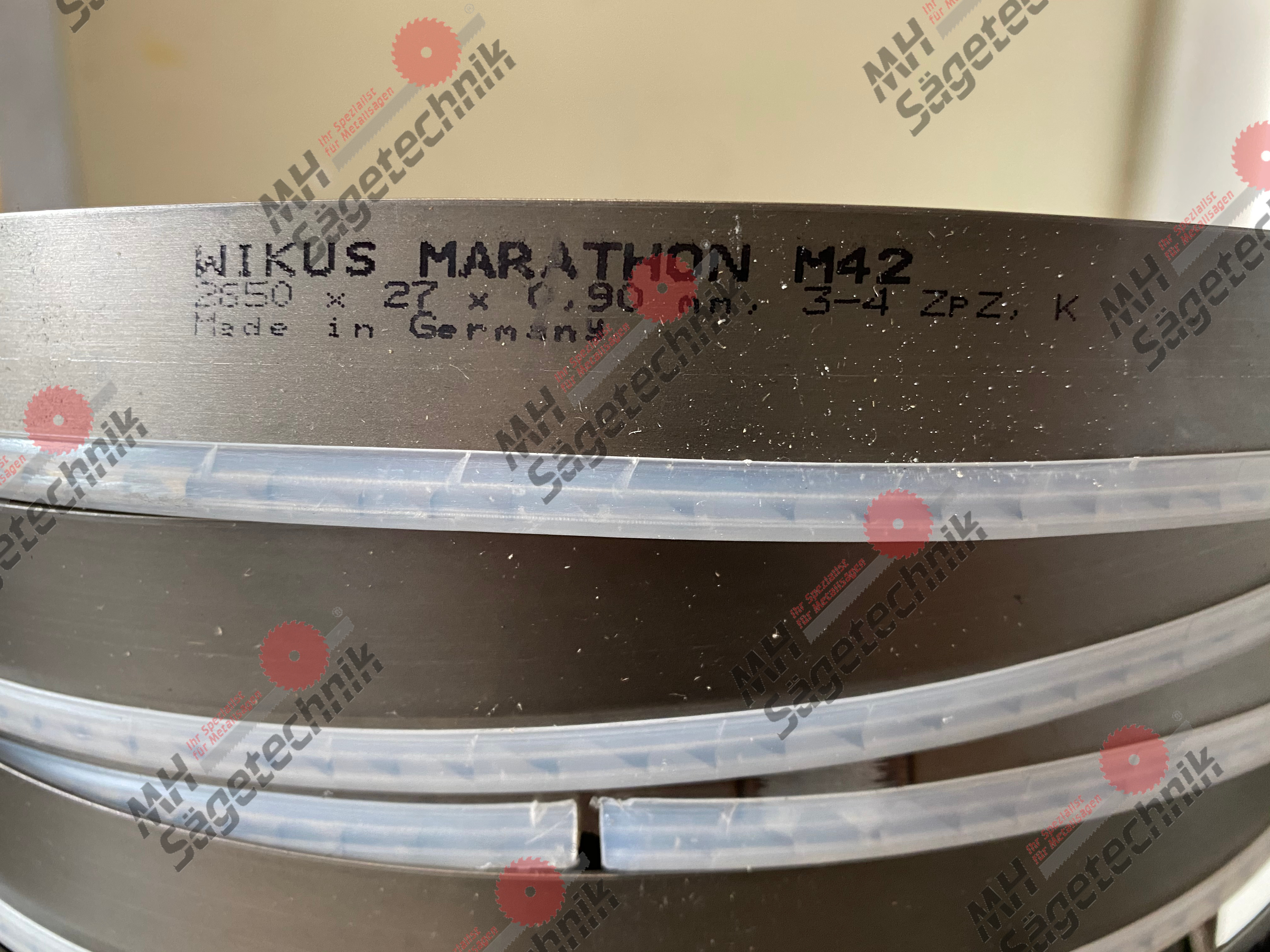 5 Stk. Bi-Metallsägebänder Wikus Marathon M42 2650x27x0,9 ZpZ 3/4