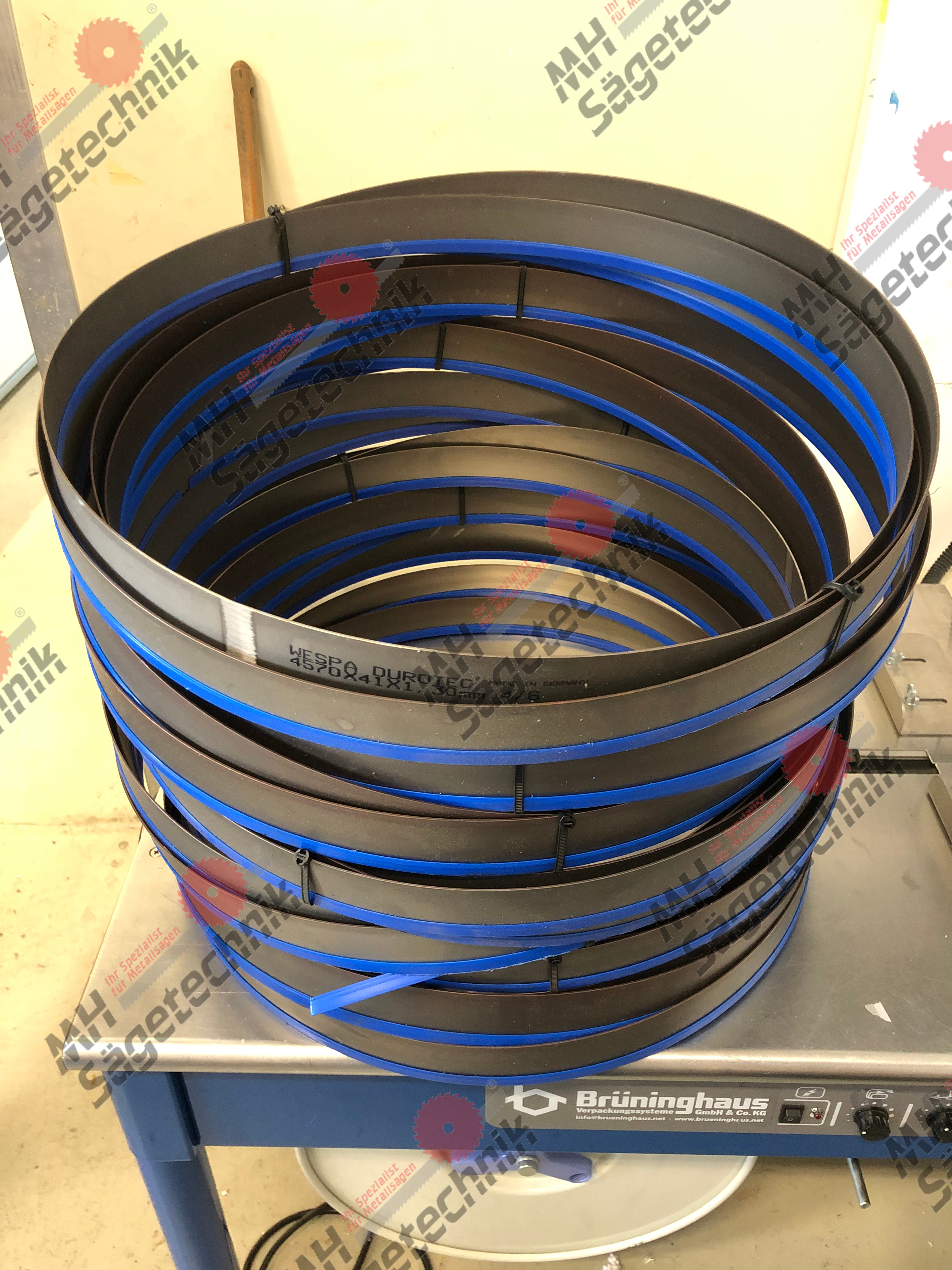 5 Stk. Bi-Metallsägebänder DUROTEC M42 4570x41x1,3 ZpZ 4/6