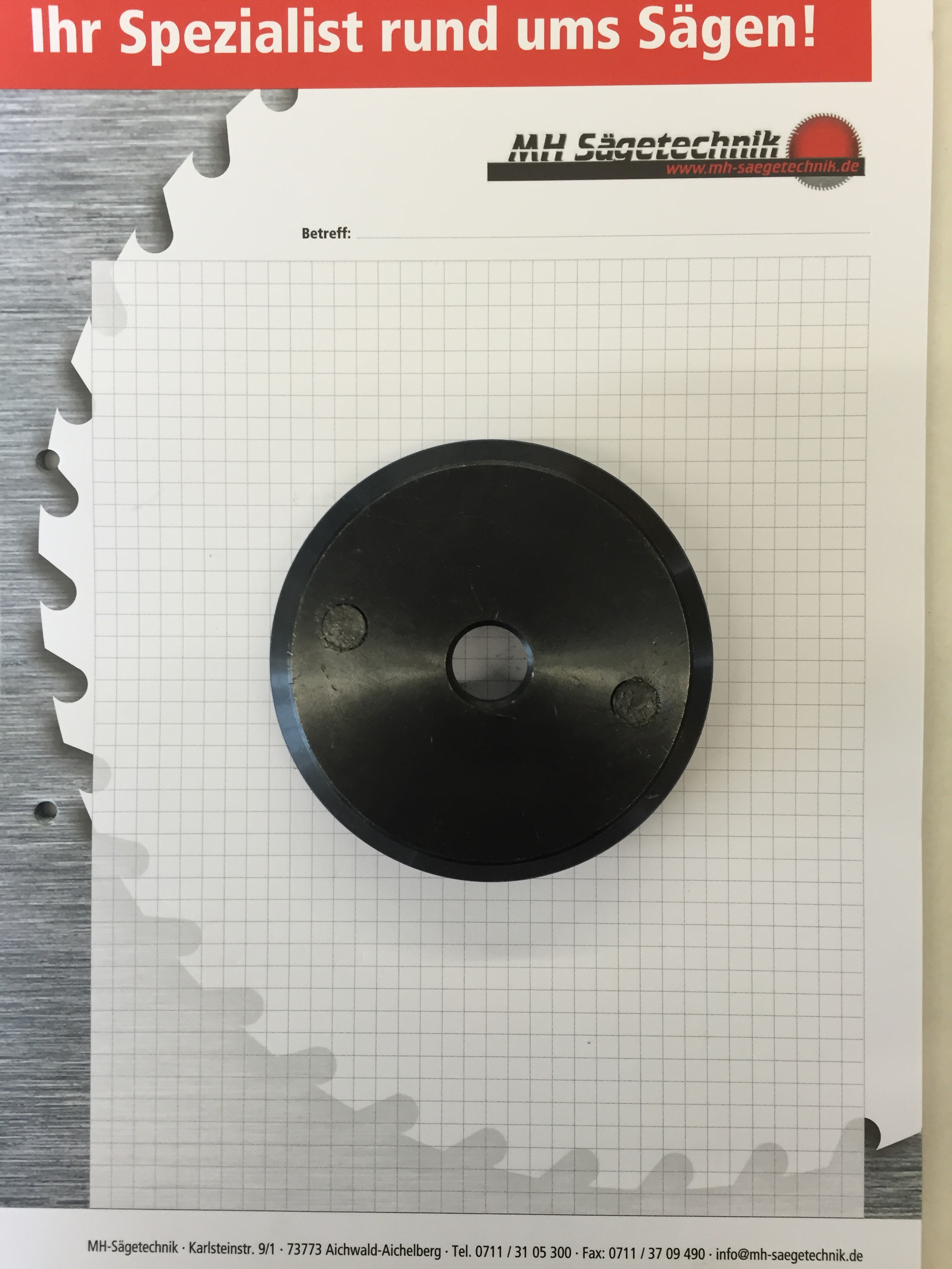 Sägeblatt-Flansch NTM 315/350