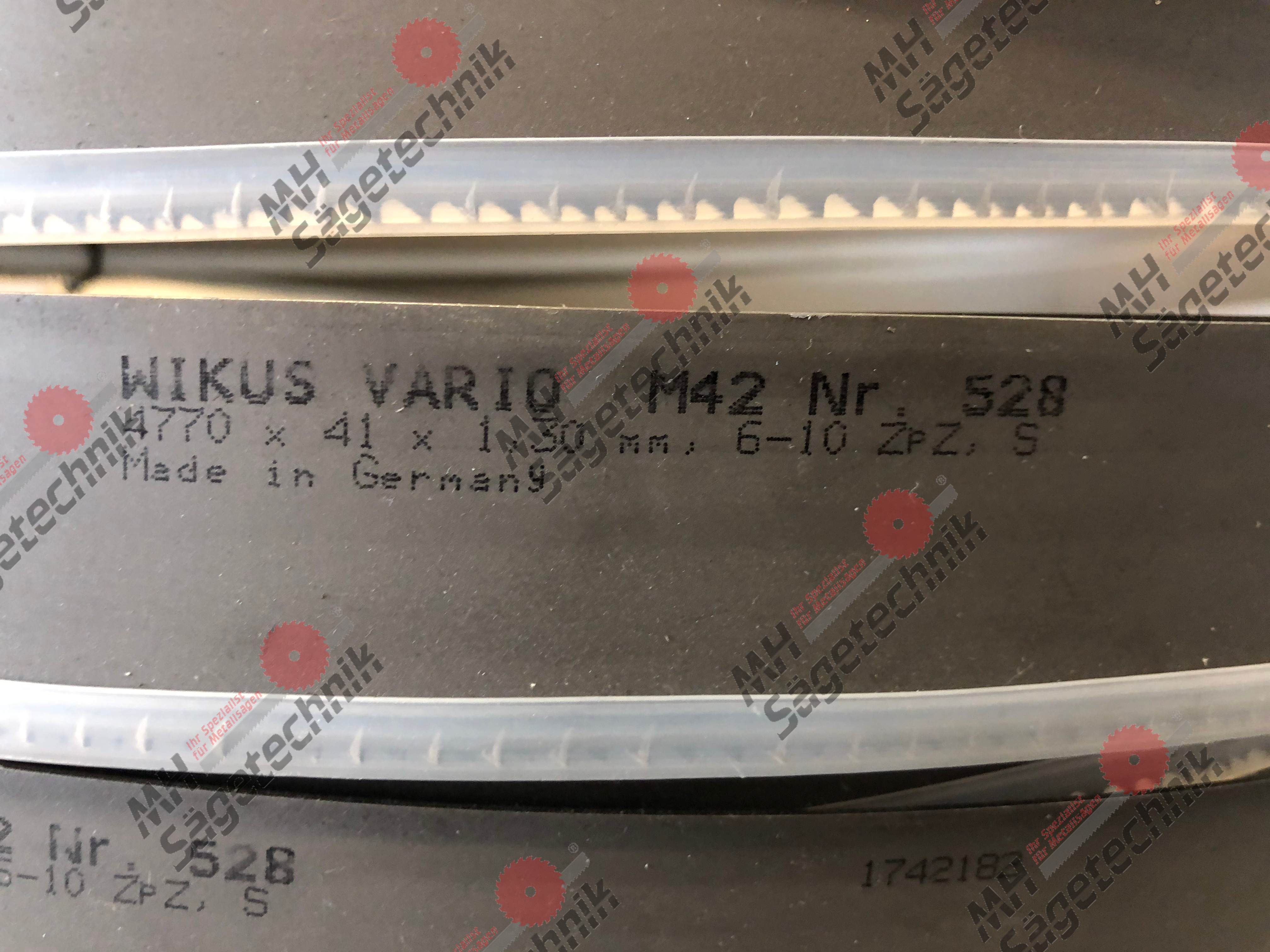 3 Stk. Bi-Metallsägebänder Vario M42 4770x41x1,3 ZpZ 6/10