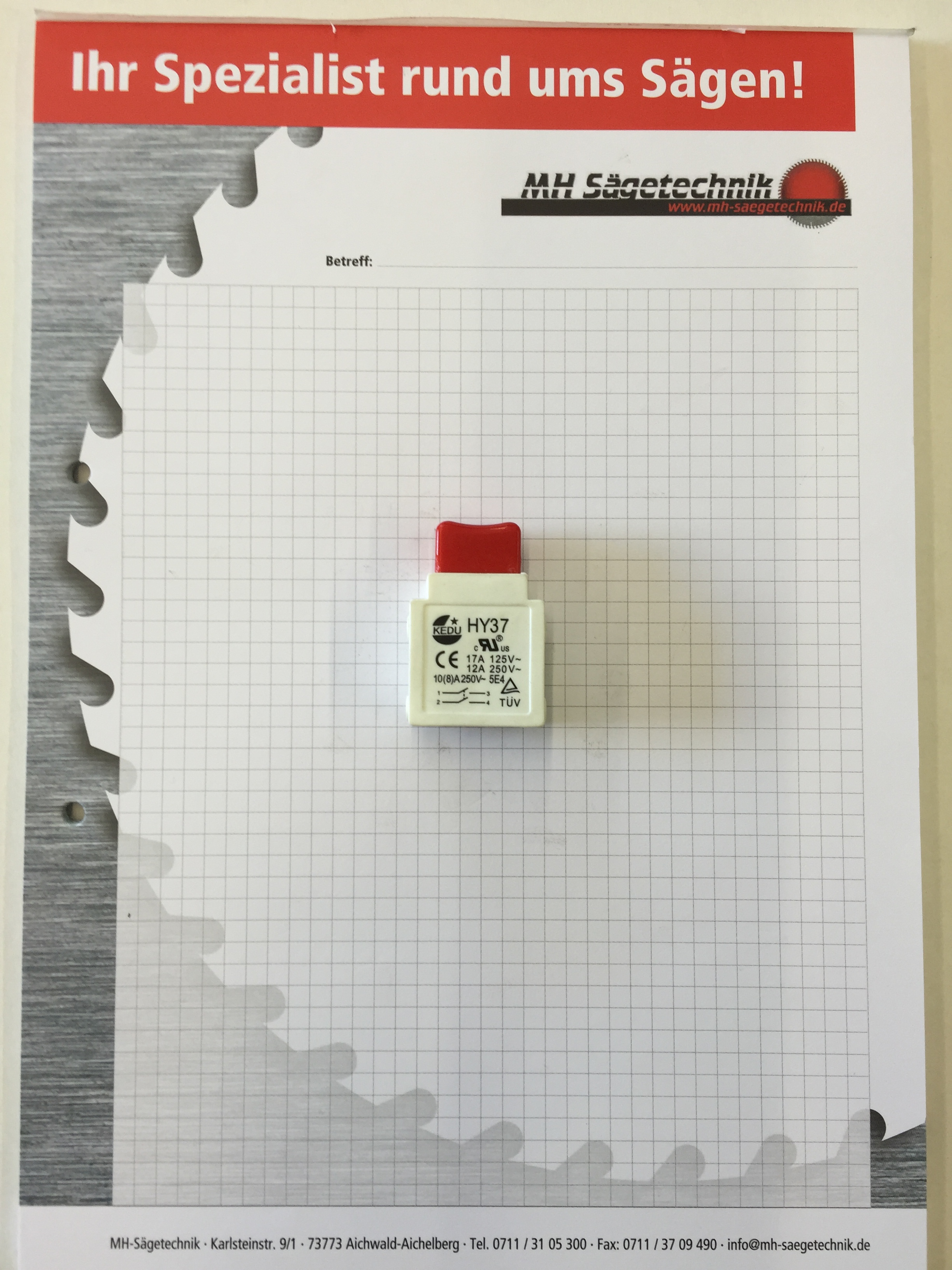 Schalter für Handgriff 146/05
