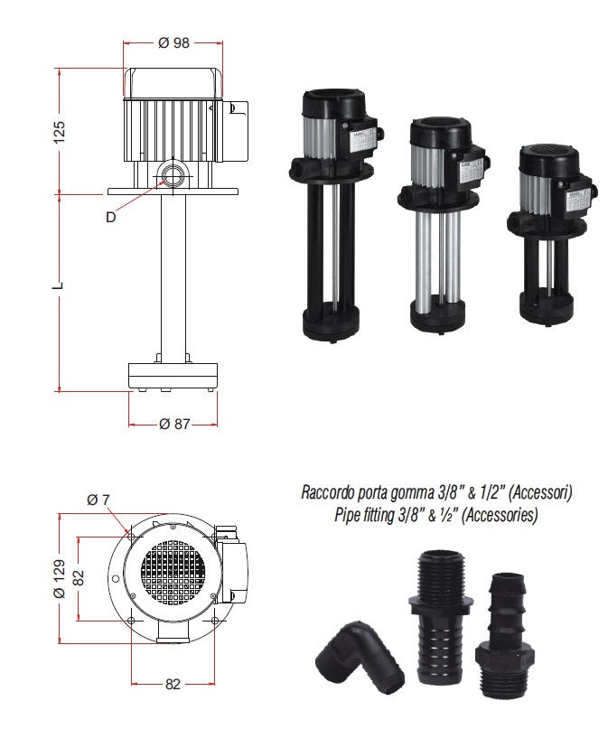 Kühlmitteltauchpumpe