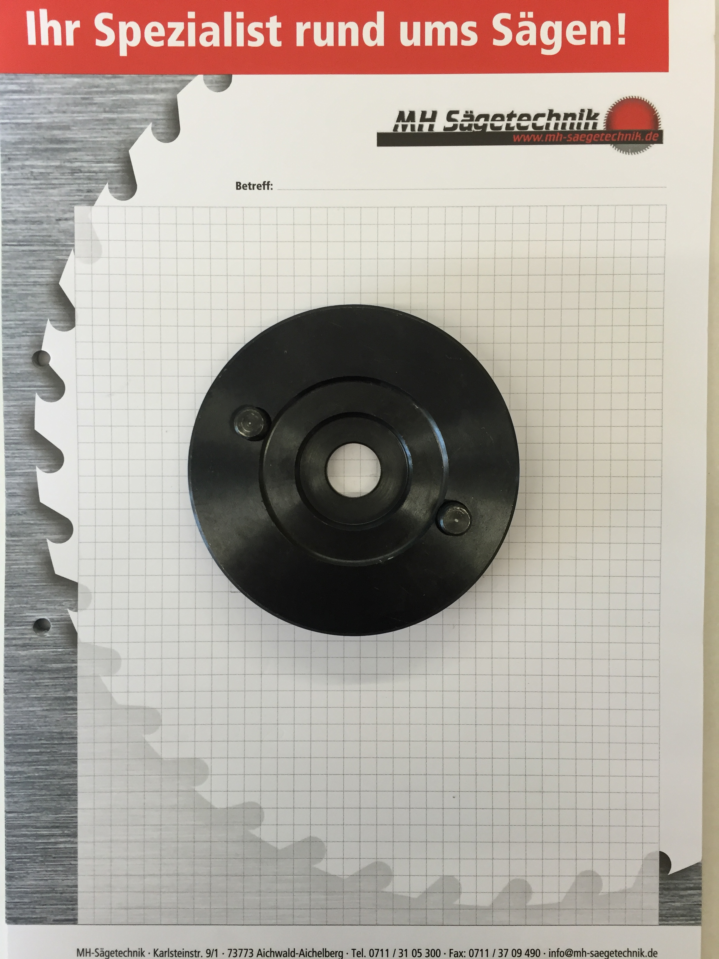 Sägeblatt-Flansch NTM 315/350
