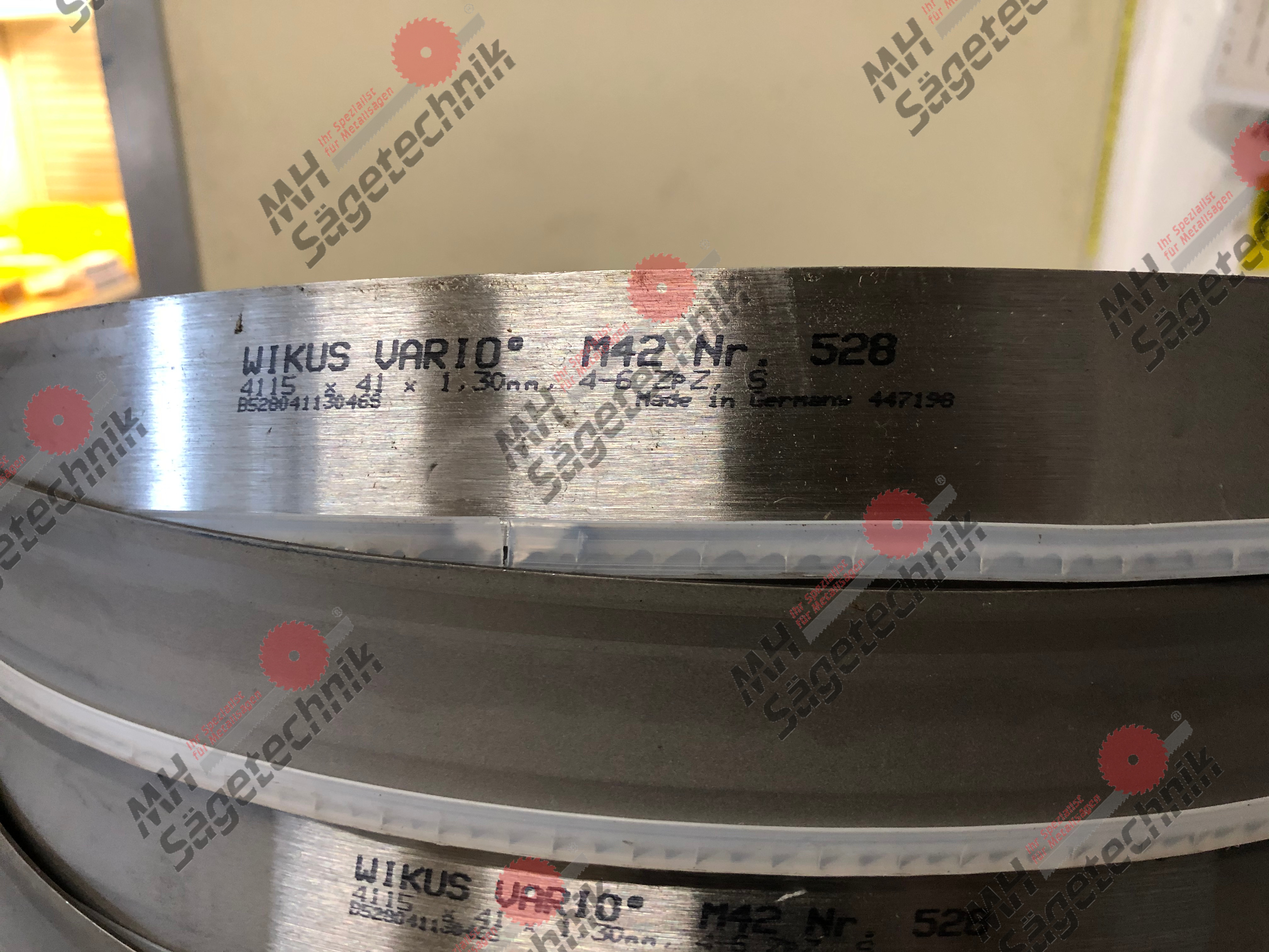 5 Stk. Bi-Metallsägebänder Wikus Vario M42 4115x41x1,3 ZpZ 4/6