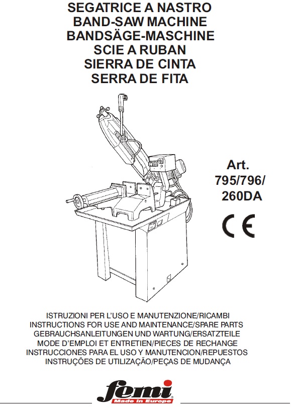 Bedienungsanleitung Femi 260DA