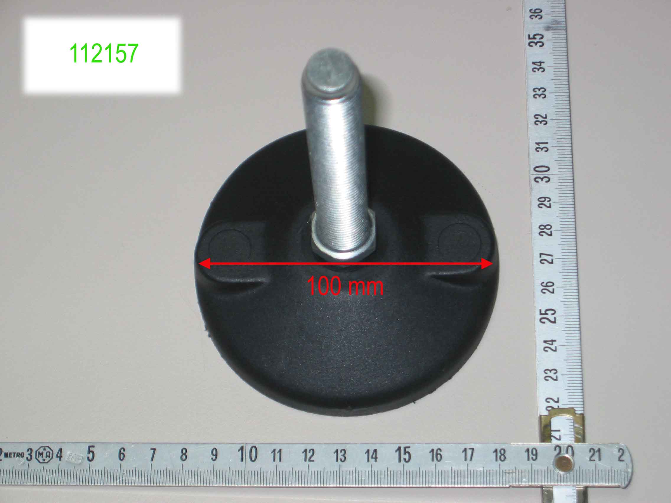 PLUTON FOOT Ø100 M16X100