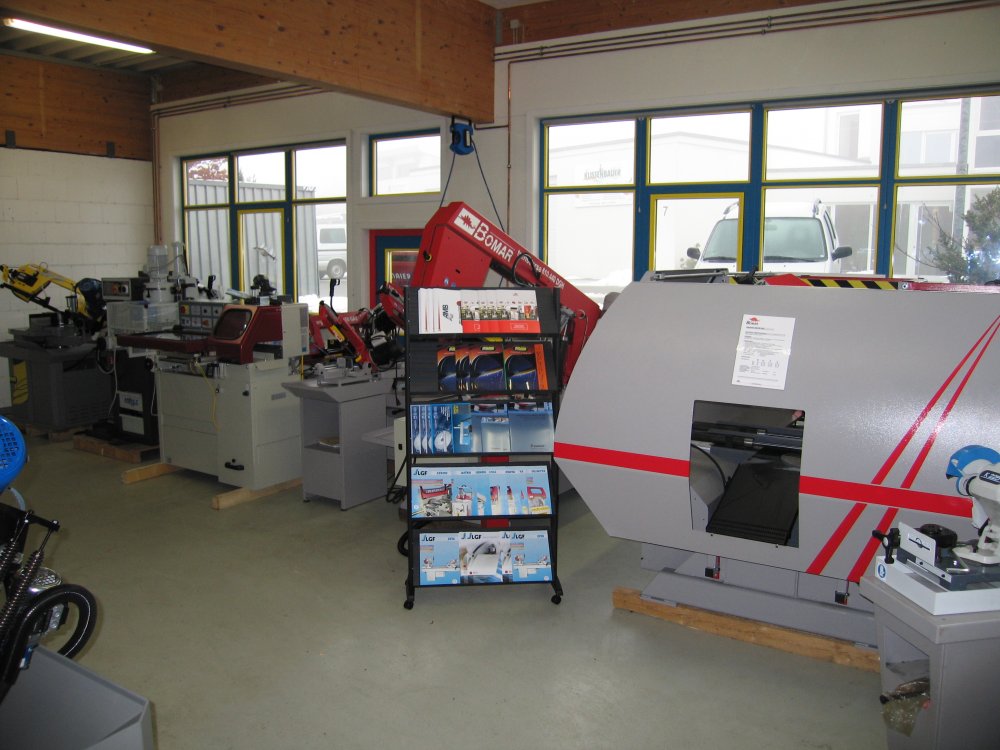 MH-Sägetechnik Ausstellung