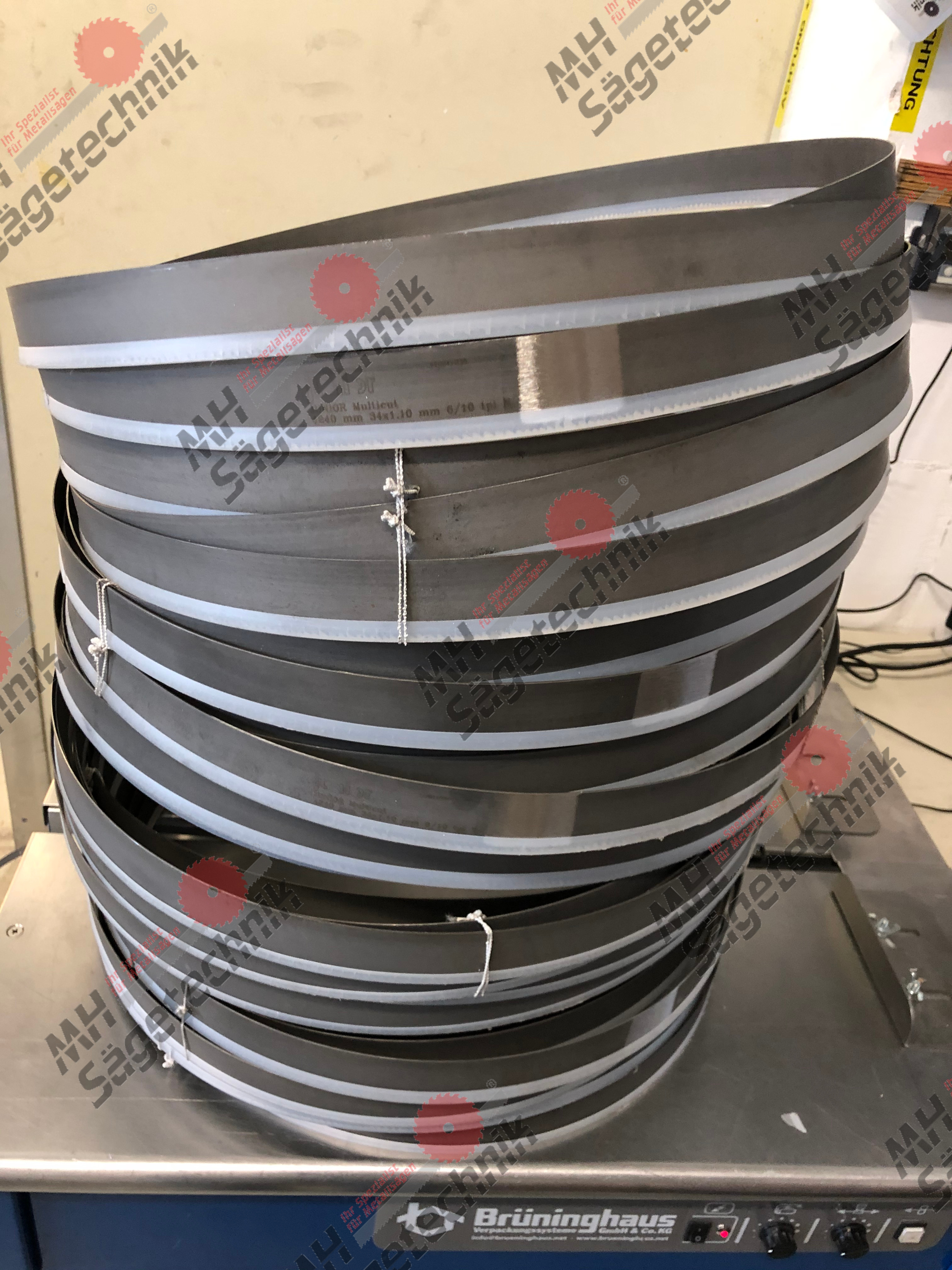 5 Stk. Bi-Metallsägebänder  M42 4240x34x1,1 ZpZ 6/10