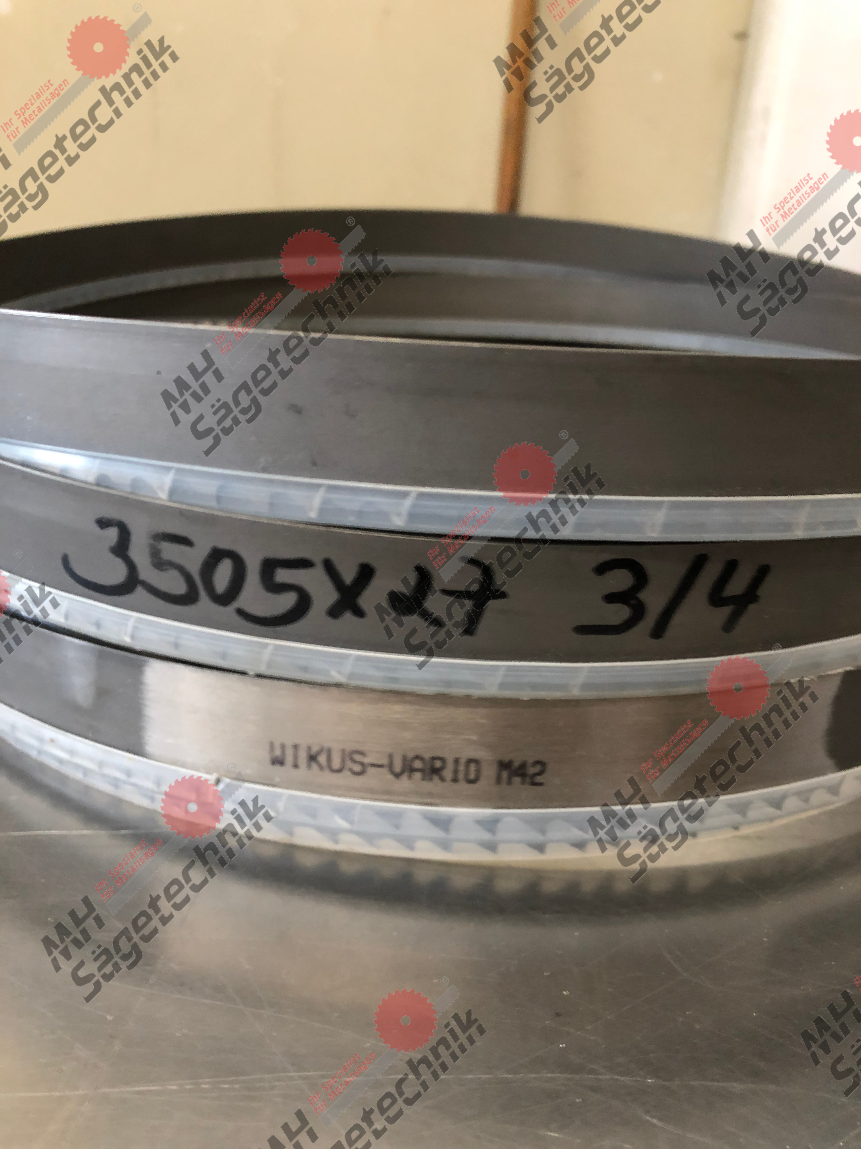 2 Stk. Bi-Metallsägebänder Vario M42 3505x27x0,9 ZpZ 3/4