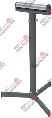 Materialauflageständer mit Stahlrolle