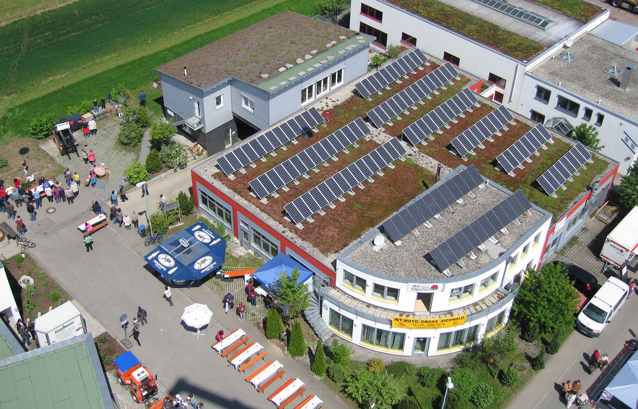 MH-Sägetechnik von oben