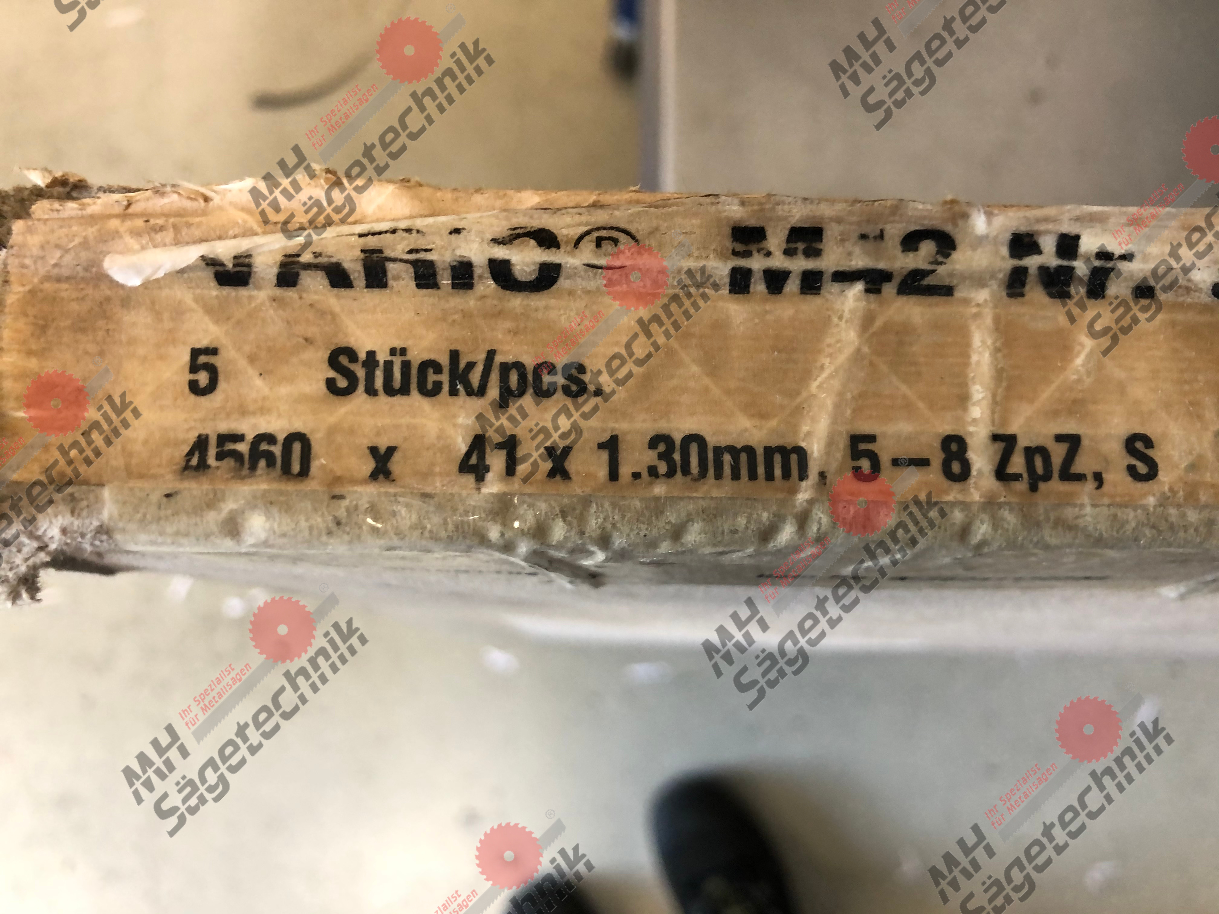 2 Stk. Bi-Metallsägebänder Vario M42 4560x41x1,3 ZpZ 5/8